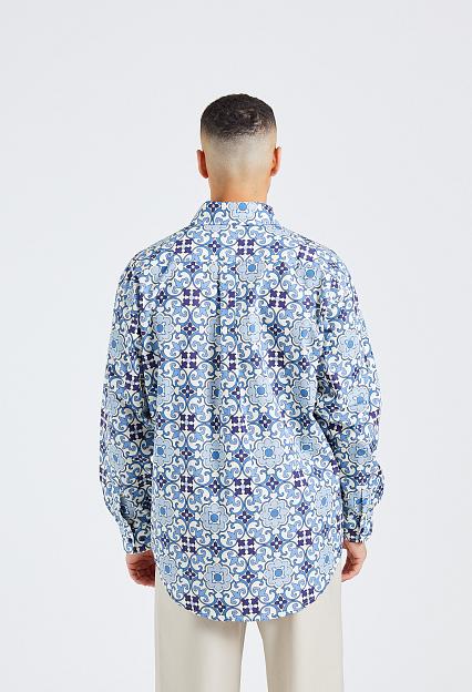 Drôle de Monsieur Le Chemise Faïence Blue